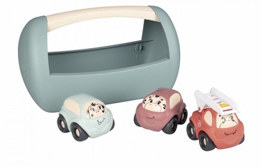 Transporta rotaļlietu komplekts Smoby Little Smoby Vehicles Set 7600140204, daudzkrāsaina
