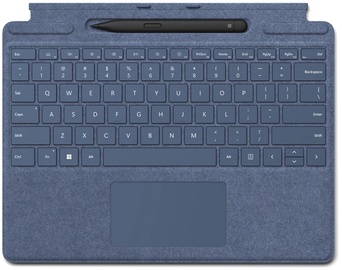 Klaviatuur Microsoft Surface Pro Signature Keyboard with Slim Pen 2 EN, sinine, juhtmeta