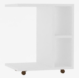 Журнальный столик Kalune Design Amy, белый, 45 см x 35 см x 50 см