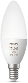 Spuldze Philips Hue Luminiscējošā spuldze, B39, rgb, E14, 5.3 W, 470 lm