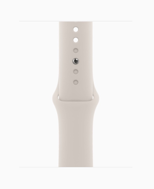 Умные часы Apple Watch Series 9 GPS + Cellular, 41mm Starlight Aluminium Starlight Sport Band S/M, бежевый