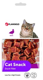 Лакомство для кошек Flamingo Cat Snack Duck Fillet, мясо утки, 0.05 кг
