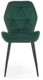 Ēdamistabas krēsls K453, matēts, zaļa, 48 cm x 53 cm x 86 cm