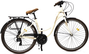Велосипед городской Corelli Merrie, 28 ″, 17" (44 cm) рама, коричневый/белый