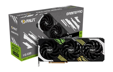 Videokarte Palit GeForce RTX 4070 Ti, 16 GB, GDDR6X