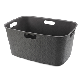 Корзина для белья Curver Softex, 45 л, темно-серый, 57 см x 27 см