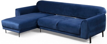 Stūra dīvāns Hanah Home Image Chl-3R, tumši zila, kreisais, 287 x 169 x 85 cm