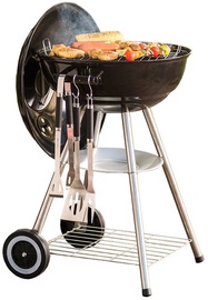 Grill Delimano Astoria, must/roostevaba teras, 44 cm