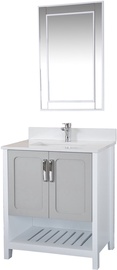 Комплект мебели для ванной Kalune Design Yampa 30, серый, 54 x 75 см x 86 см