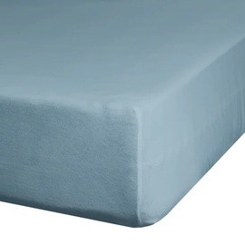 Palags Jersey D91, zila, 160 x 200 cm, ar gumiju
