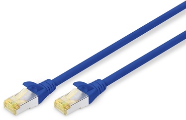 Сетевой кабель Digitus CAT 6A S-FTP RJ-45, RJ-45, 0.5 м, синий