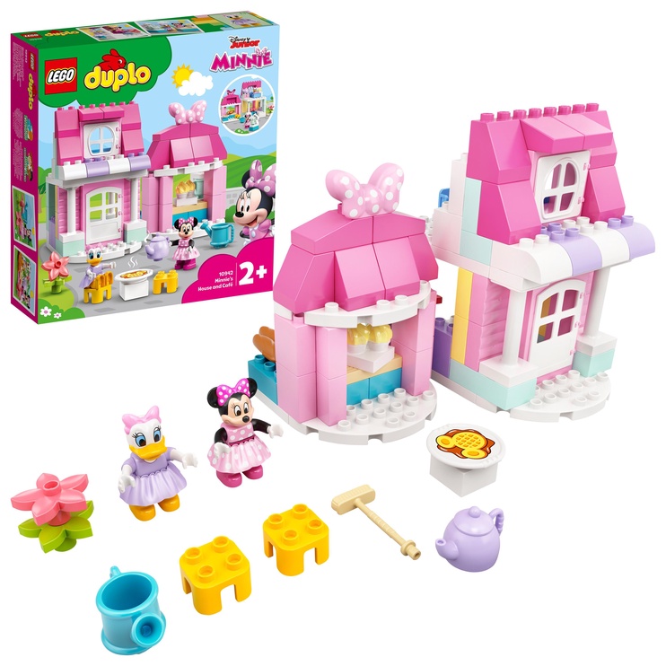 Konstruktors LEGO DUPLO® | Disney Mickey and Friends Minnijas māja un kafejnīca 10942, 91, gab.