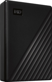 Cietais disks Western Digital My Passport, HDD, 6 TB, melna