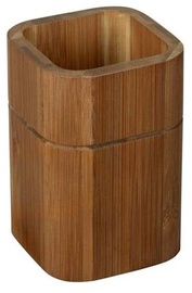 Стакан для зубных щеток Wenko Serro, коричневый, 7.5 см x 10 см x 7.5 см