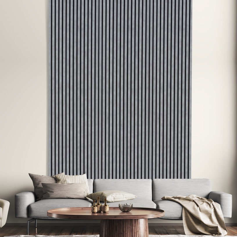 Dekoratiivne akustiline vooder Neuhofer Holz Beton, 240 cm x 57.25 cm x 1.9 cm