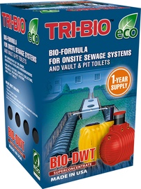 ECO tīrīšanas līdzeklis Tri-Bio, kanalizācijai, 0.5 kg
