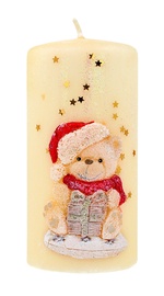 Svece galda Artman Christmas Teddy, 140 mm x 70 mm