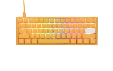 Klaviatūra Ducky One 3 Cherry MX Blue EN, dzeltena