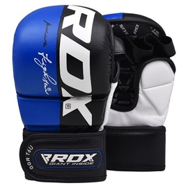 Перчатки для ММА RDX Grappling Rex T6 Plus GGR-T6U-M+, синий/белый/черный, M