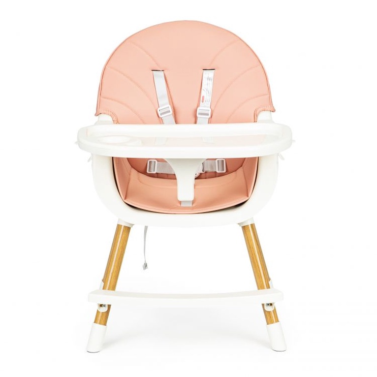 Laste söögitool EcoToys Highchair, roosa