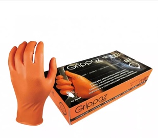 Рабочие перчатки перчатки M-Safe Grippaz, нитрил, oранжевый, 8/M