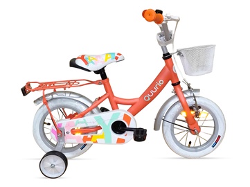 Vaikiškas dviratis Quurio Yaaaay, oranžinis, 12", 12"