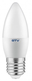 Spuldze GTV LED, C30, neitrāli balta, E27, 6 W, 470 lm