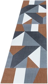 Ковровая дорожка Ayyildiz Ottawa Geometric, белый/серый/медный, 250 см x 80 см