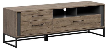 ТВ стол Black Red White Luton, коричневый/графитовый, 1600 мм x 440 мм x 540 мм
