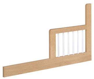 Lovytės tvorelė LittleSky Safety Rail, rudas, baltas, 120 cm x 55 cm