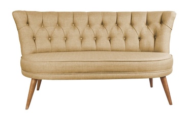 Dīvāns Hanah Home Richland Loveseat, gaiši brūna, 140 x 71 x 80 cm