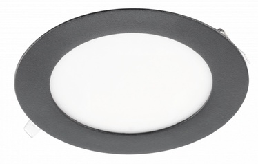 Lampa griesti GTV Oris, 7W, 3000°K, LED, melna
