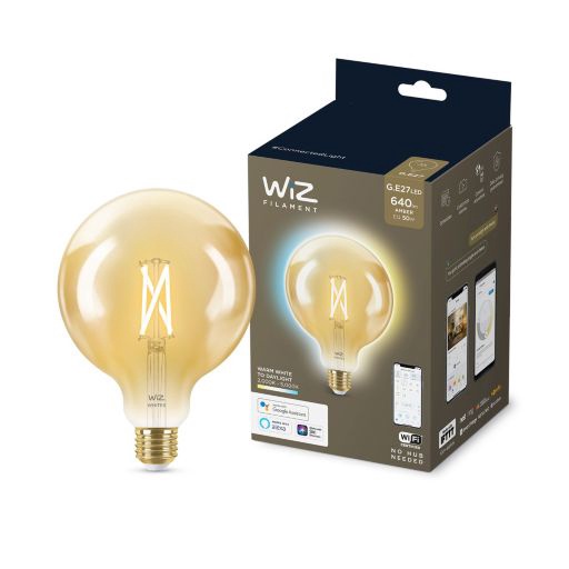 Лампочка WiZ Галогеновая, янтарный, E27, 6.7 Вт, 640 лм