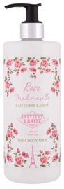 Ķermeņa pieniņš Institut Karite Shea Rose Mademoiselle, 500 ml