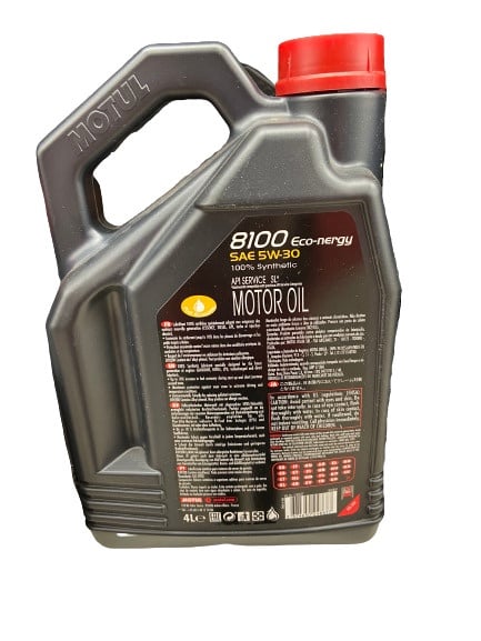 Motoreļļa Motul 8100 Eco-Nergy 5W - 30, sintētiskais, vieglajam auto, 4 l