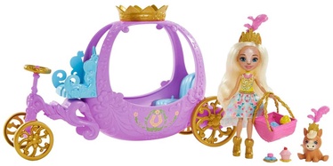 Rinkinys Enchantimals Royal Rolling Carriage 57076, 15 cm, 8 vnt.