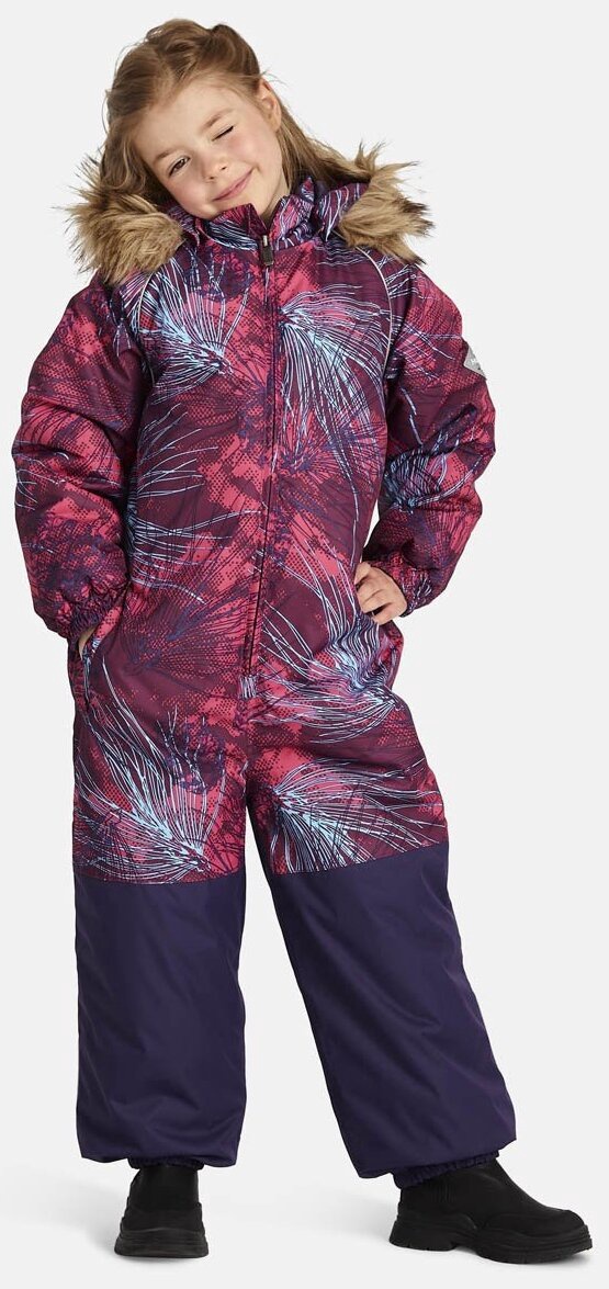 Комбинезон Huppa Wille 300G, фуксия (magenta)/темно фиолетовый, 92 см