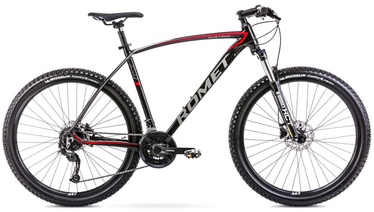 Velosipēds kalnu Romet Mustang M7.1, 27.5 ", 19" rāmis, melna/sarkana