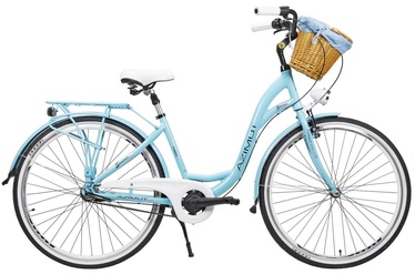 Велосипед городской Azimut Sarema 3-Speed, 28 ″, 17" (41.91 cm) рама, бирюзовый, с корзиной