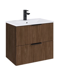 Шкафчик для ванной с раковиной Elita Astra 168724, коричневый, 39.4 см x 61.5 см x 55 см