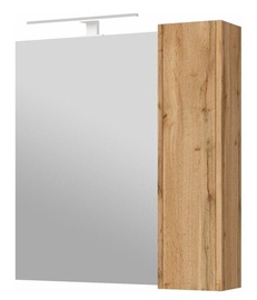Шкаф для ванной Vento Bronx 80 with mirror, дубовый, 16.6 x 80.2 см x 80 см