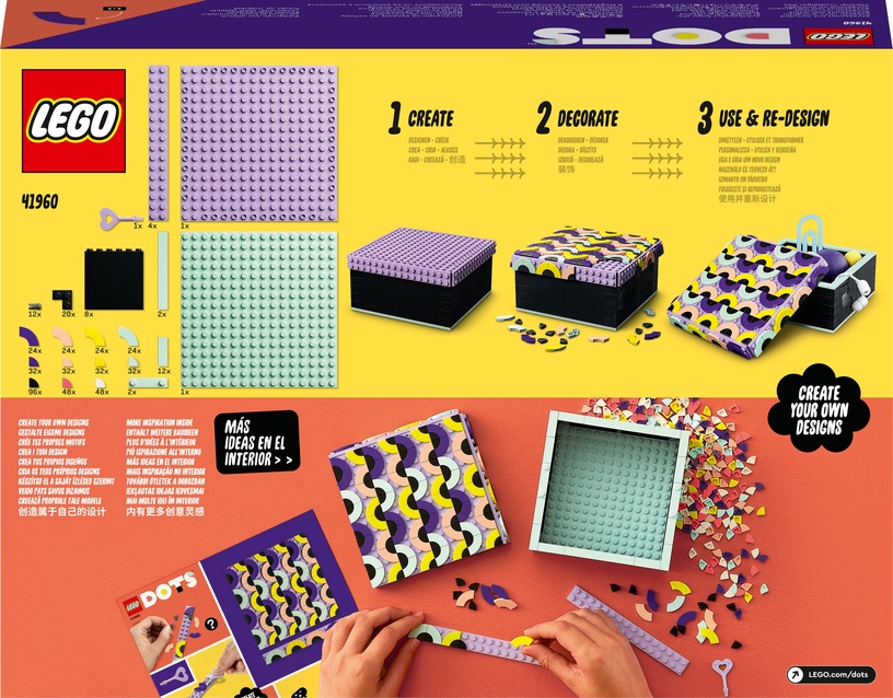 Конструктор LEGO® DOTS Большая коробка 41960, 479 шт.