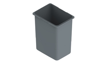 Корзина для мусора Rejs pakabinama 15L, пластик, серый