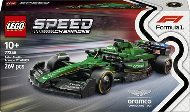 Konstruktor LEGO® Aston Martin Aramco F1® AMR24 Race Car 77245, 269 tk