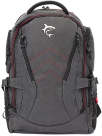 Mugursoma White Shark Night Rider, pelēka, 16"