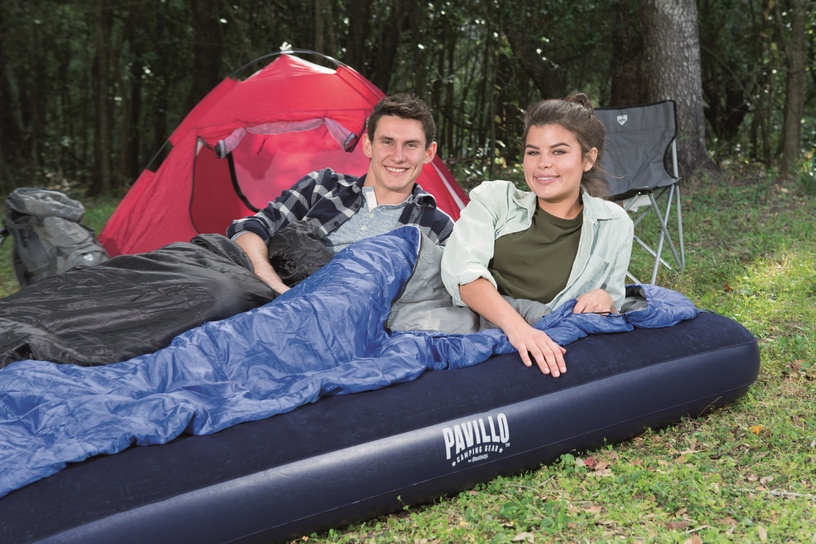 Pripučiamas čiužinys Bestway Airbed 67003-6232, mėlynas, 203 cm x 152 cm x 22 cm