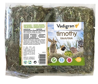 Сухой корм Vadigran Timothy Block Hay, для грызунов, 0.8 кг, 2 шт.