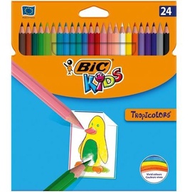 Värvipliiatsid BIC Kids Evolution Stripes Pencils 24pcs 832568