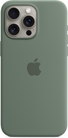 Telefona vāciņš Apple Silicone Case with MagSafe, iPhone 15 Pro, zaļa