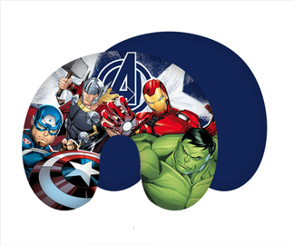 Kelioninė pagalvė Jerry Fabrics Avengers Heroes, įvairių spalvų, 28 cm x 33 cm